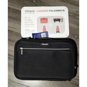 New Verage Foldaway lll Collapsible Foldable Luggage‎ With Wheels Black